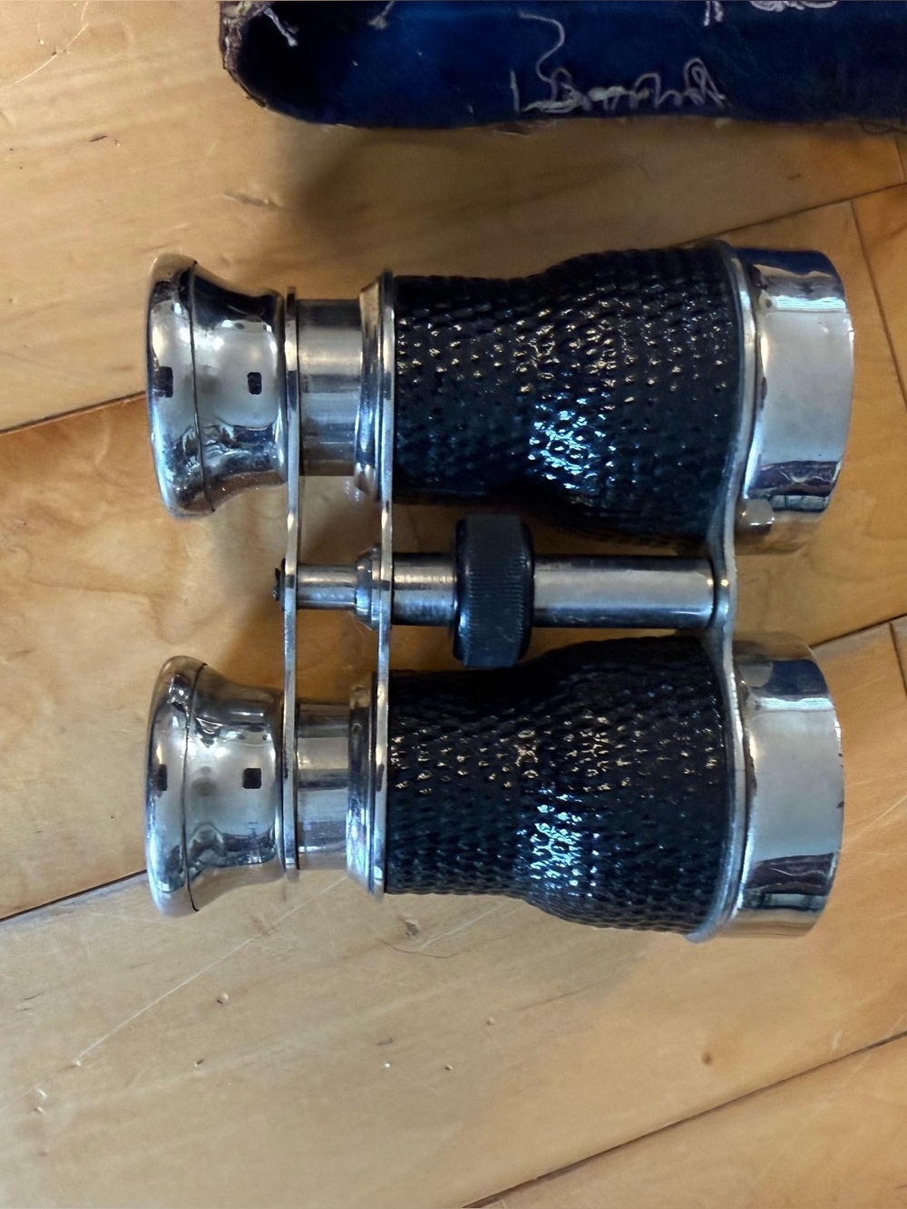 Classic Black Opera Glasses with Silver Trim - Home Accents